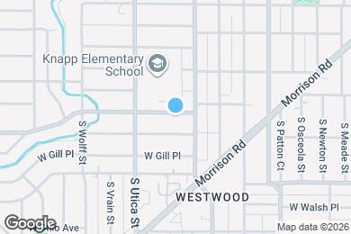 Map image of the property - 4342 W Custer Pl