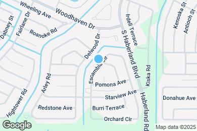Map image of the property - 2698 Escambia Cir