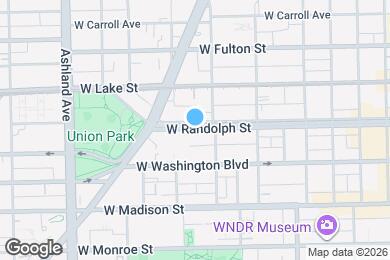 Map image of the property - 1389 W Randolph St