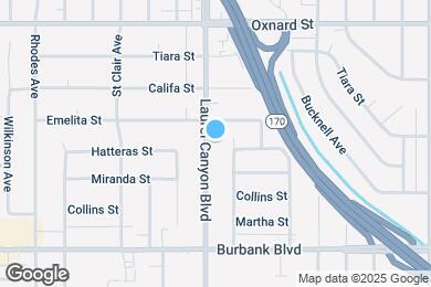 Map image of the property - 5760 Laurel Canyon Apartments