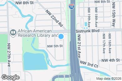 Map image of the property - 519 NW 21st Ter