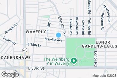 Map image of the property - 752 Melville Ave