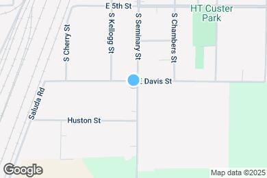 Map image of the property - 1532 S Seminary St