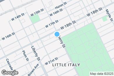 Map image of the property - 610 W 19th St
