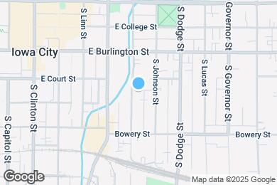 Map image of the property - 418 S Van Buren St