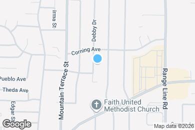 Map image of the property - 3546 Debby Dr