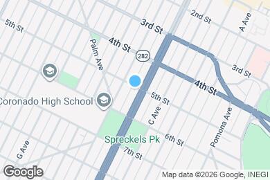 Map image of the property - 1014 5th St