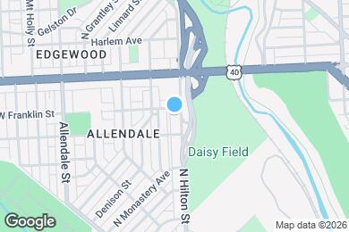 Map image of the property - 424 N Hilton St