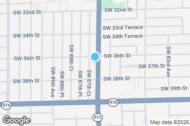 Map image of the property - 3632 SW 87th Ave
