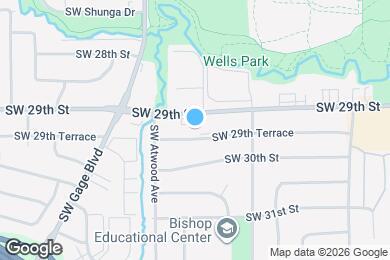 Map image of the property - 3624 29th SW Ter
