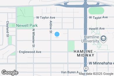 Map image of the property - 1679 Hubbard Ave