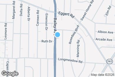 Map image of the property - 4383 Bailey Ave
