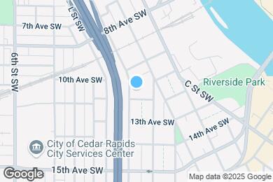 Map image of the property - 1121 3rd St SW
