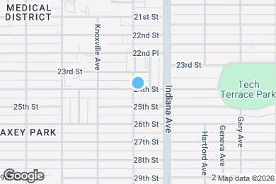 Map image of the property - 3419 24th St