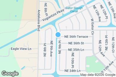 Map image of the property - 3610 NE 9th Pl