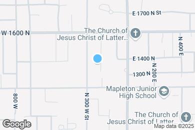 Map image of the property - 1361 N 200 W