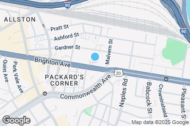 Map image of the property - 23 Brighton Ave