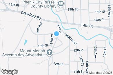 Map image of the property - 1311 17th Ave