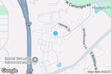 Map image of the property - 12714 Hilltop Dr