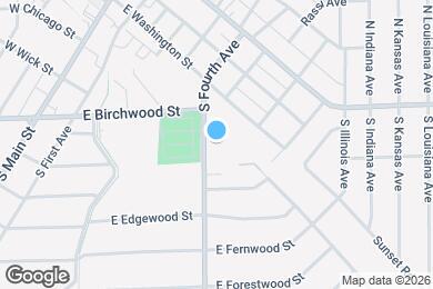 Map image of the property - 620 S 4th Ave