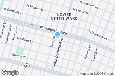 Map image of the property - 5515 N Robertson St