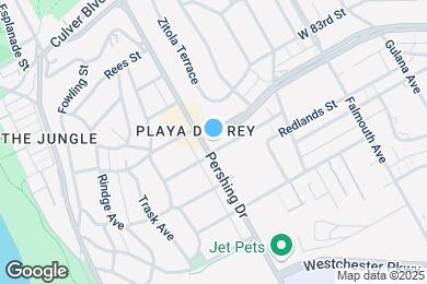 Map image of the property - 8500 Pershing Dr