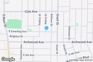 Map image of the property - 1423 Marcy St