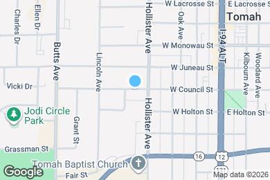 Map image of the property - 414 W Council St