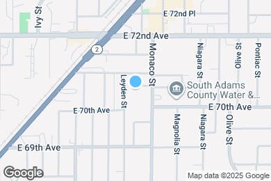 Map image of the property - 6400 E 70th Pl