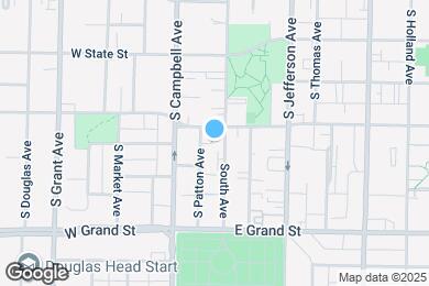 Map image of the property - 813 South Ave