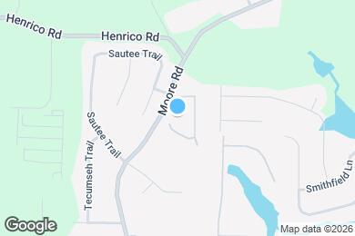 Map image of the property - 1868 Moore Creek Ln