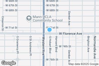 Map image of the property - 1731 W Florence Ave