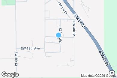 Map image of the property - 119 SW 16th Ave