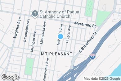 Map image of the property - 4308 Nebraska Ave