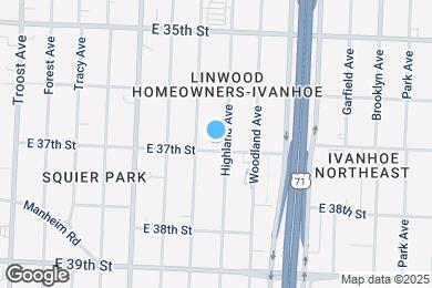 Map image of the property - 1614 E 37th St