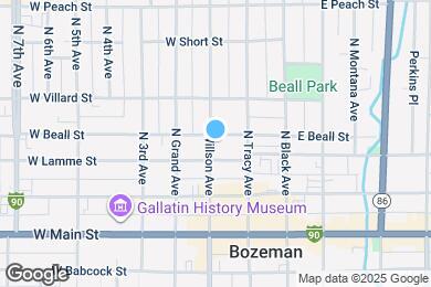 Map image of the property - Apartments in the HEart of downtown Bozeman!