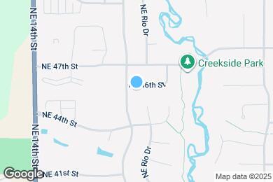Map image of the property - 407 NE 46th St