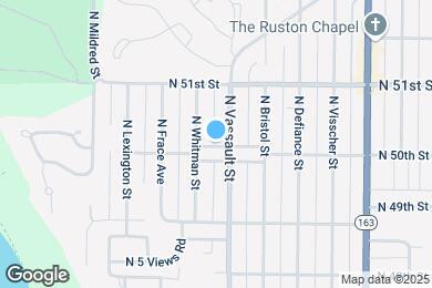 Map image of the property - 6307 N 50th St