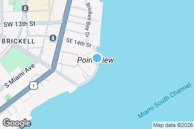 Map image of the property - 1430 Brickell Bay Dr