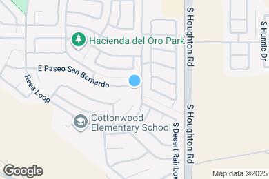 Map image of the property - 10132 E Paseo San Bernardo