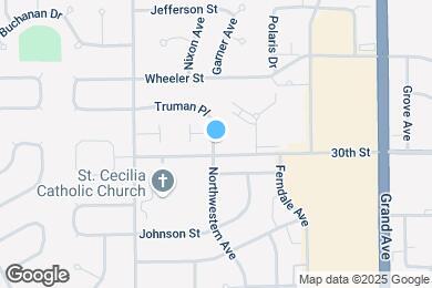 Map image of the property - 1208 Truman Pl