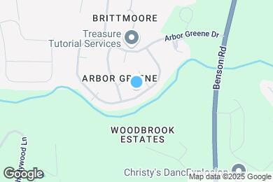 Map image of the property - 1227 Arbor Greene Dr