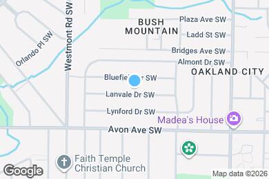 Map image of the property - 1389 Lanvale Dr SW