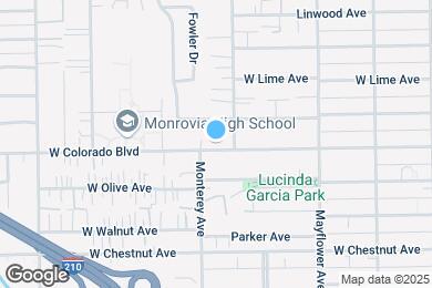 Map image of the property - 715 W Colorado Blvd