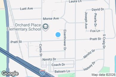 Map image of the property - 1900 Pratt Ave