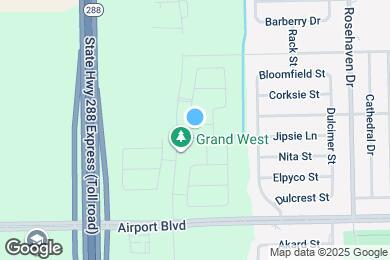 Map image of the property - The Oaks at Grand West