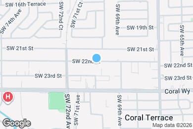 Map image of the property - 7056 SW 22nd St