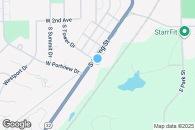 Map image of the property - 724 S Spring St