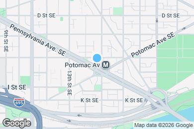 Map image of the property - 1354 Pennsylvania Ave. SE