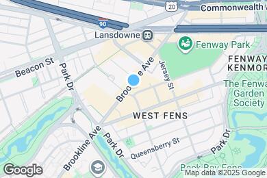 Map image of the property - 132 Brookline Ave